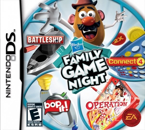 Portada oficial de Hasbro Family Game Night  DS