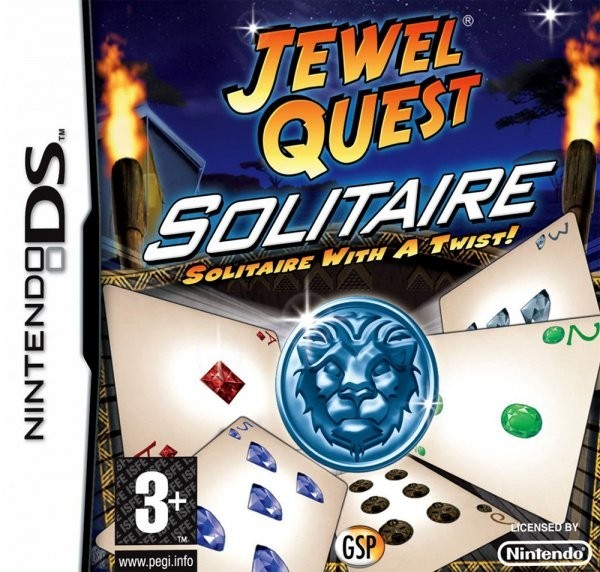 Portada oficial de Jewel Quest Solitaire  DS