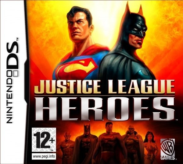 Portada oficial de Justice League Heroes  DS