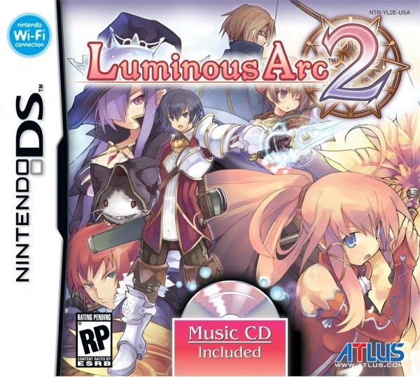 Portada oficial de Luminous Arc 2  DS