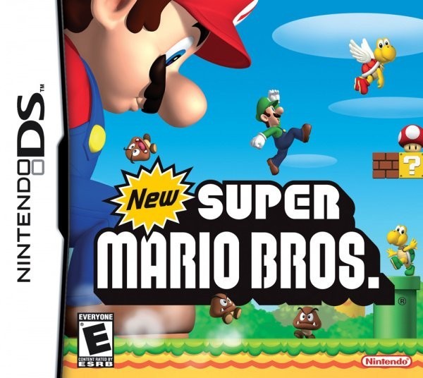 Portada oficial de New Super Mario Bros.  DS
