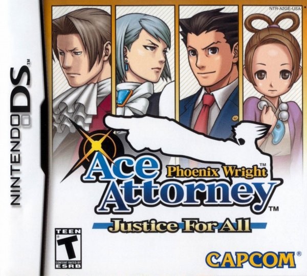 Portada oficial de Phoenix Wright: Ace Attorney - Justice For All  DS