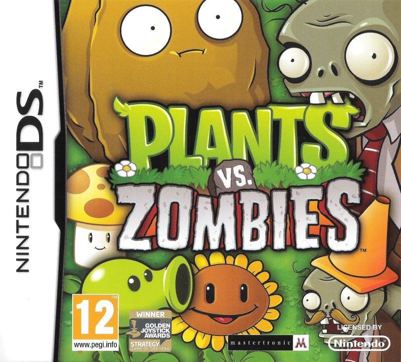 Portada oficial de Plants vs. Zombies  DS