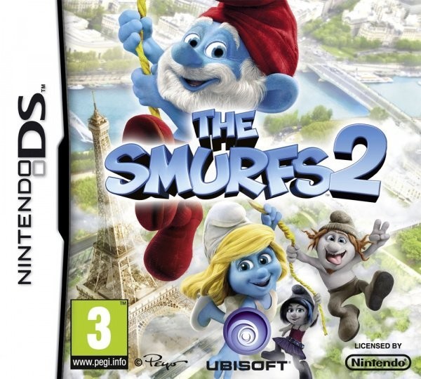 Portada oficial de Smurfs 2  DS