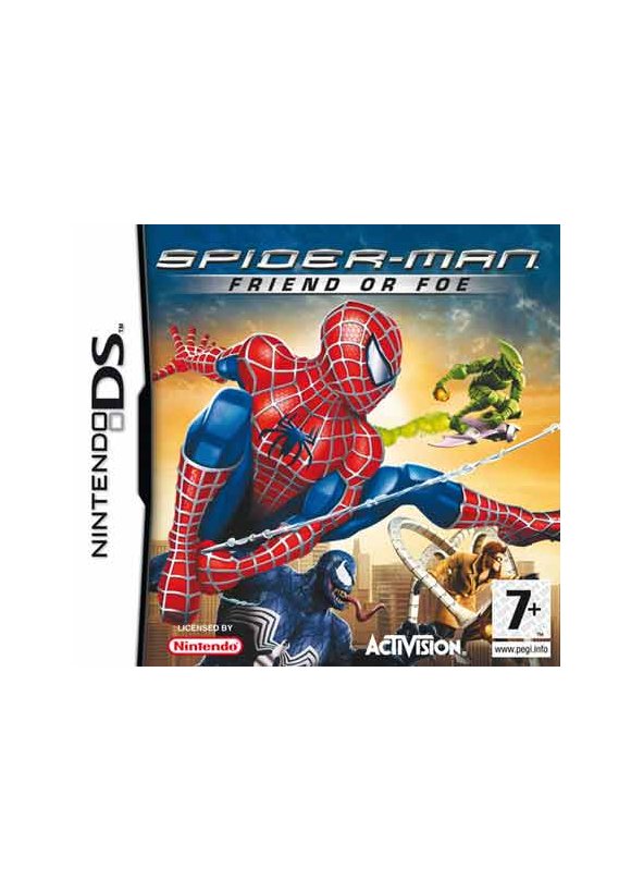 Portada oficial de Spider-Man Amigo o enemigo DS