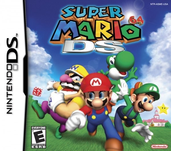Portada oficial de Super Mario 64 DS  DS