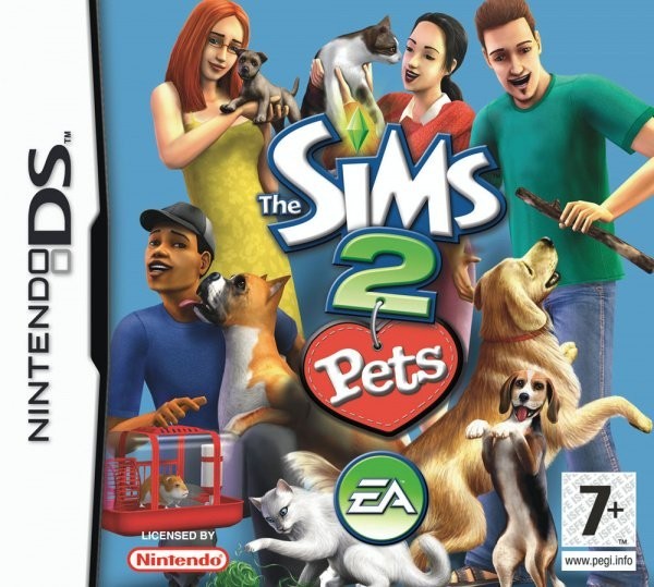 Portada oficial de The Sims 2: Pets  DS