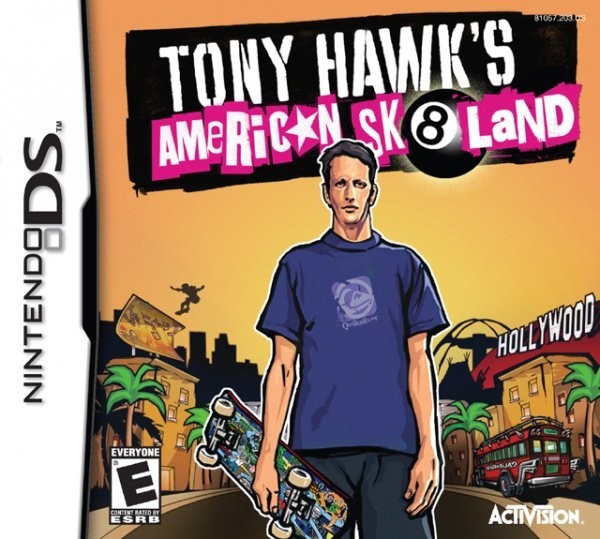 Portada oficial de Tony Hawk's American Sk8land  DS