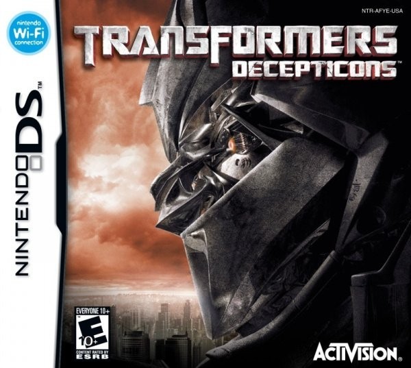 Portada oficial de Transformers: Decepticons  DS
