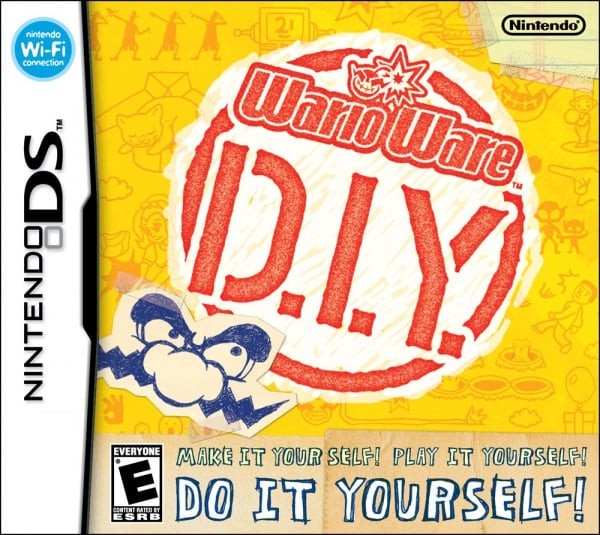 Portada oficial de WarioWare: D.I.Y.  DS
