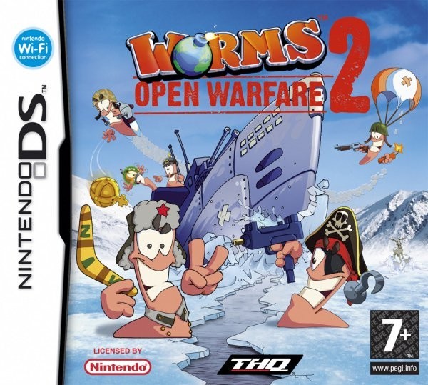 Portada oficial de Worms: Open Warfare 2  DS