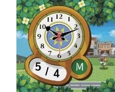Portada oficial de Animal Crossing Clock  DSIWARE