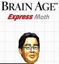 Portada oficial de Brain Age Express: Math  DSIWARE