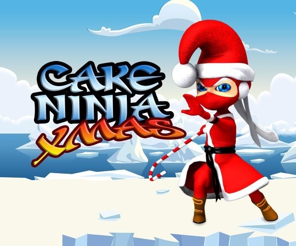 Portada oficial de Cake Ninja XMAS  DSIWARE