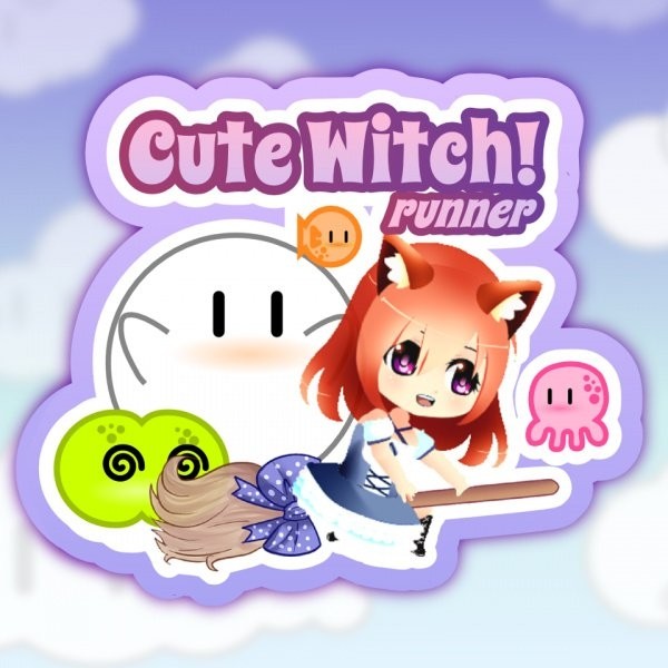 Portada oficial de Cute Witch! Runner  DSIWARE