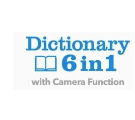 Portada oficial de Dictionary 6 in 1 with Camera Function  DSIWARE