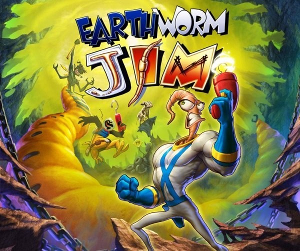 Portada oficial de Earthworm Jim  DSIWARE