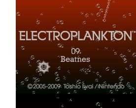 Portada oficial de Electroplankton Beatnes  DSIWARE
