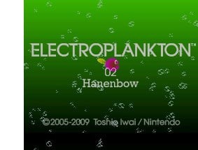 Portada oficial de Electroplankton Hanenbow  DSIWARE