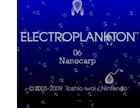 Portada oficial de Electroplankton Nanocarp  DSIWARE
