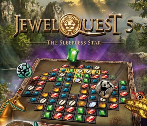 Portada oficial de Jewel Quest 5 - The Sleepless Star  DSIWARE