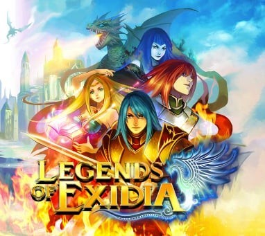 Portada oficial de Legends of Exidia  DSIWARE
