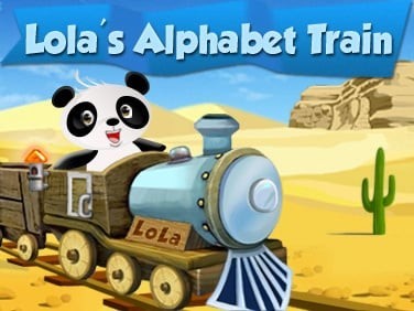 Portada oficial de Lola's Alphabet Train  DSIWARE