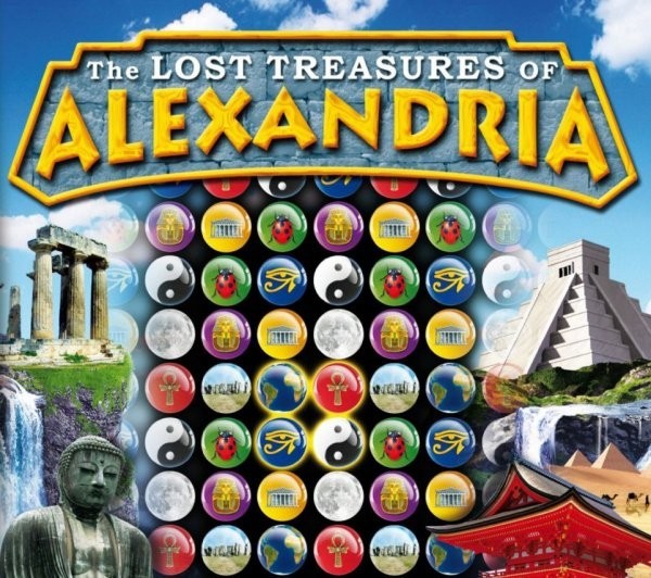 Portada oficial de Lost Treasures of Alexandria  DSIWARE