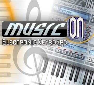 Portada oficial de Music On: Electronic Keyboard  DSIWARE