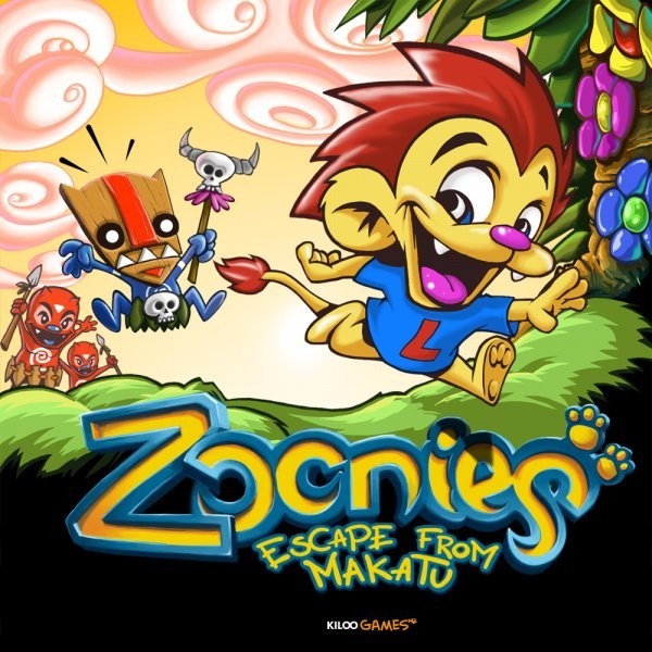 Portada oficial de Zoonies - Escape from Makatu  DSIWARE