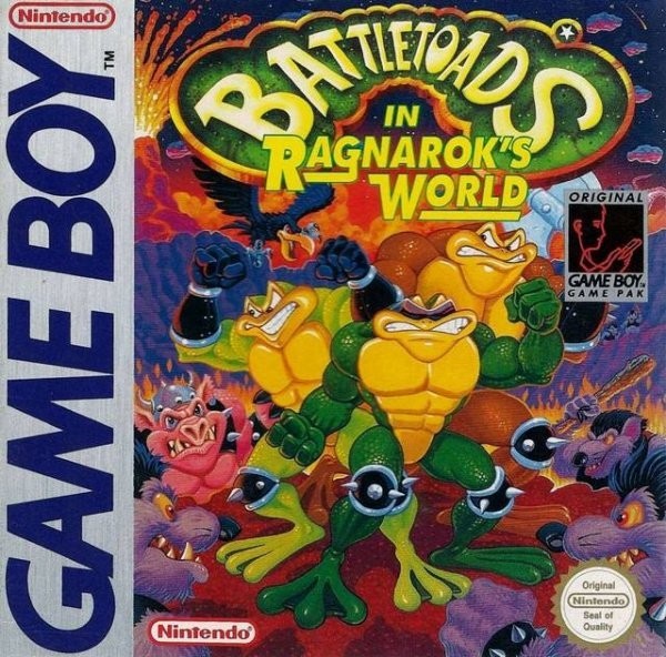 Portada oficial de Battletoads in Ragnarok's World  GB