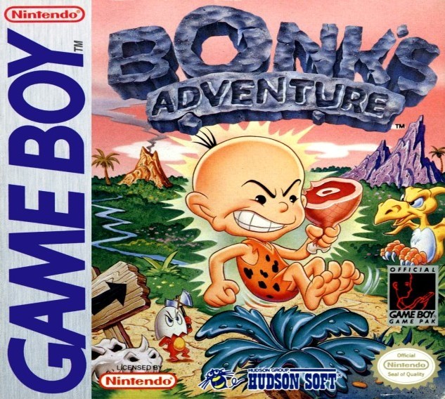 Portada oficial de Bonk's Adventure  GB