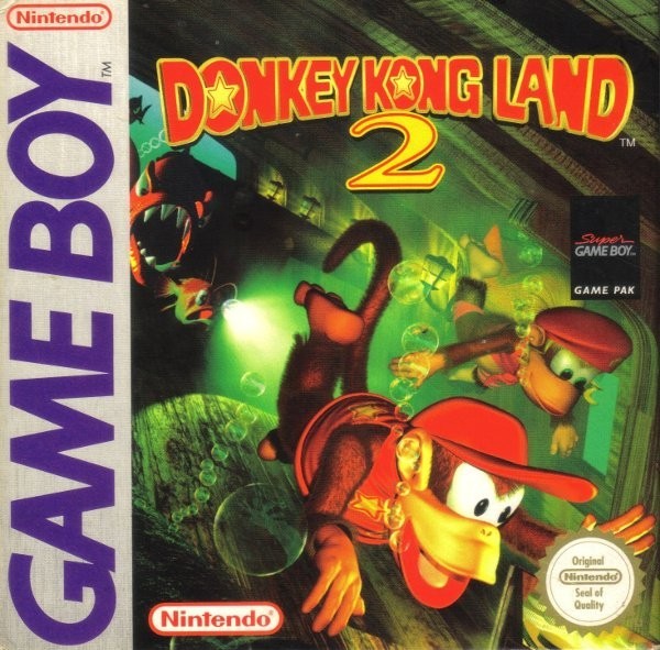 Portada oficial de Donkey Kong Land 2  GB