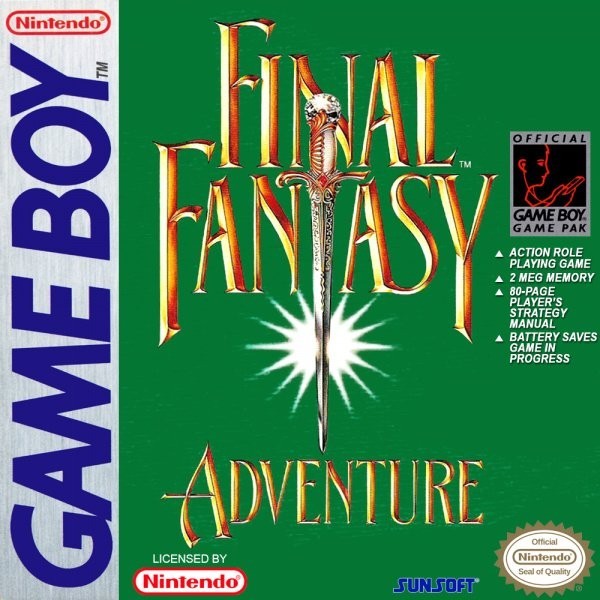 Portada oficial de Final Fantasy Adventure  GB