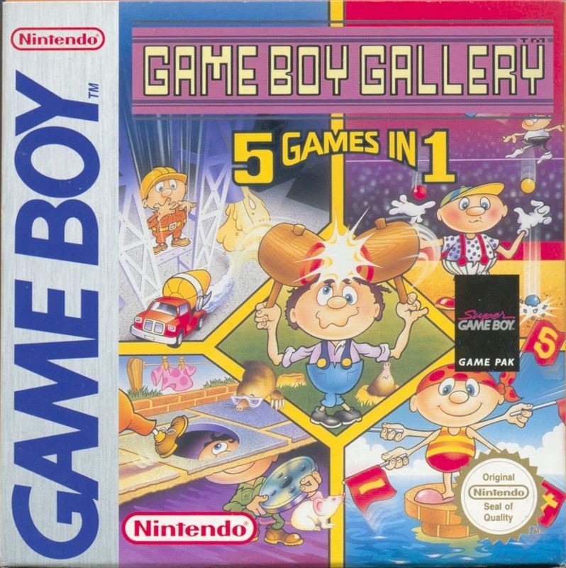 Portada oficial de Game Boy Gallery  GB