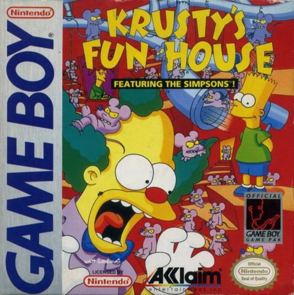 Portada oficial de Krusty's Fun House  GB