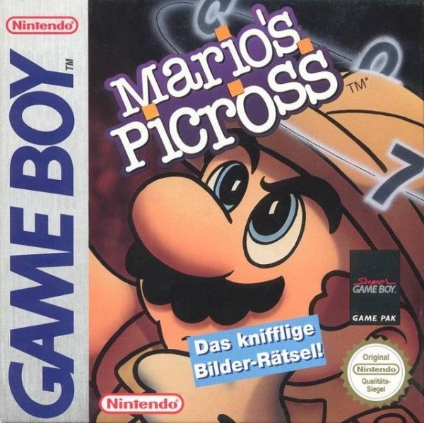 Portada oficial de Mario's Picross  GB