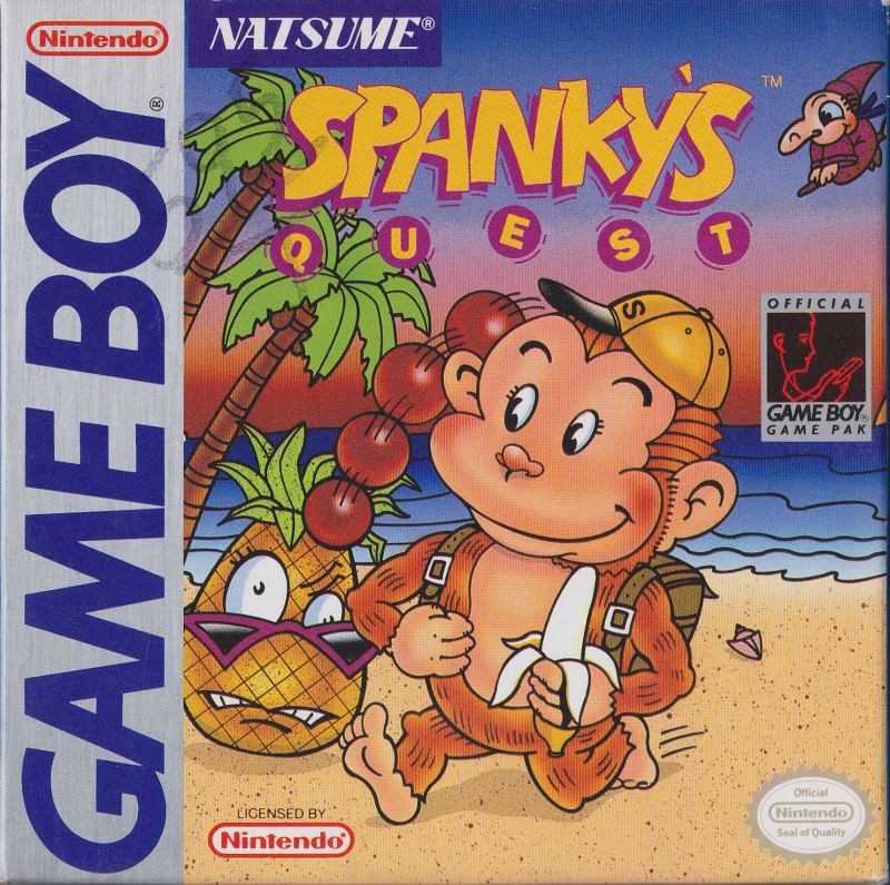 Portada oficial de Spanky's Quest  GB
