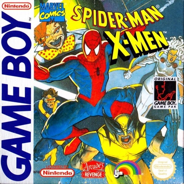 Portada oficial de Spider-Man and the X-Men in Arcade's Revenge  GB