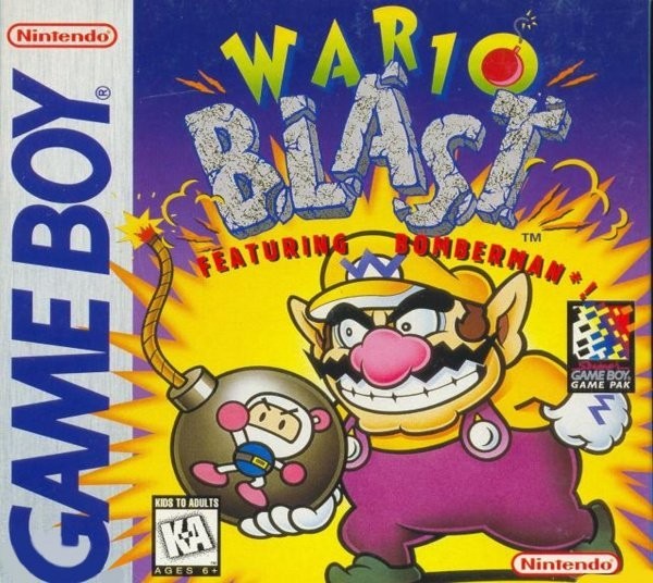 Portada oficial de Wario Blast: Featuring Bomberman!  GB
