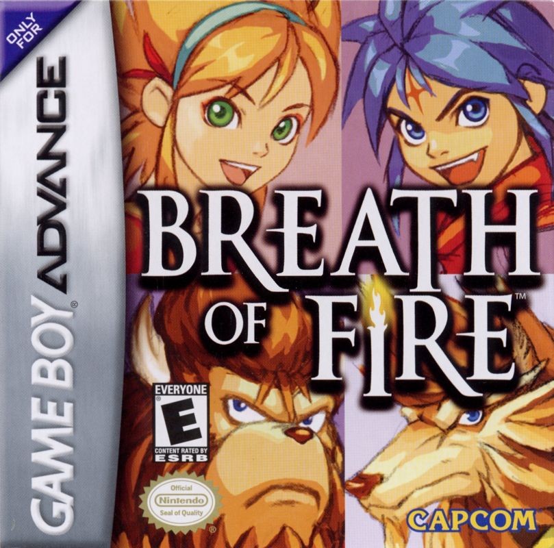 Portada oficial de Breath of Fire  GBA