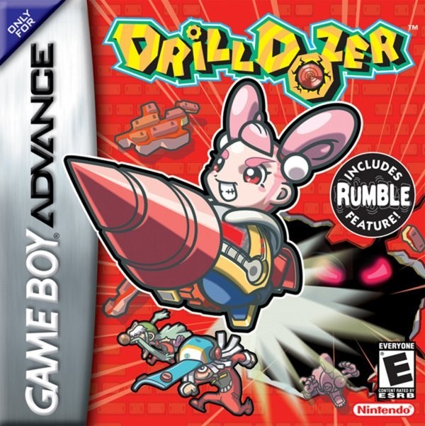 Portada oficial de Drill Dozer  GBA