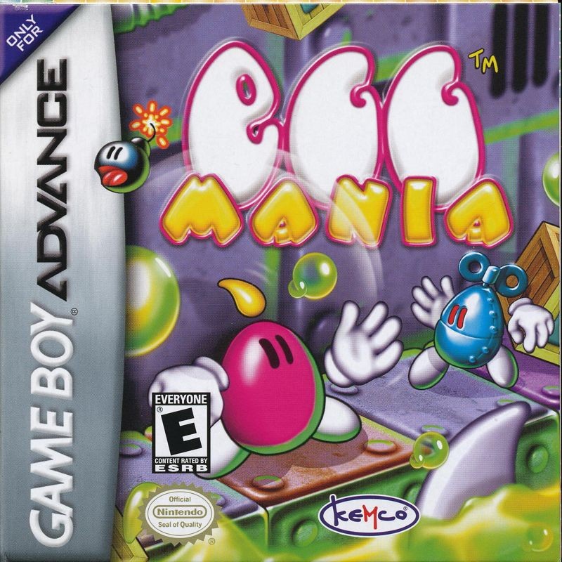 Portada oficial de Egg Mania  GBA