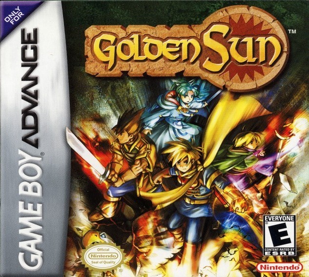 Portada oficial de Golden Sun  GBA