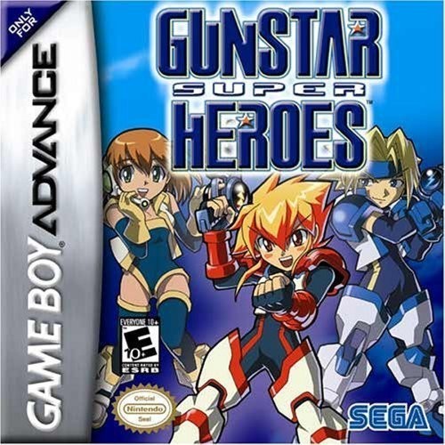 Portada oficial de Gunstar Super Heroes  GBA