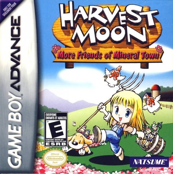 Portada oficial de Harvest Moon: More Friends of Mineral Town  GBA