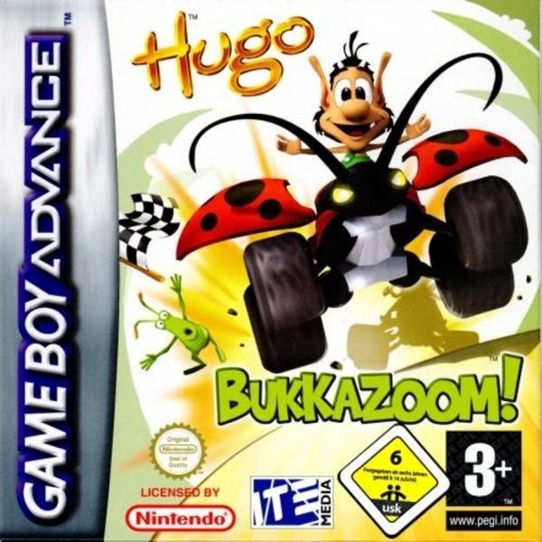 Portada oficial de Hugo: Bukkazoom!  GBA