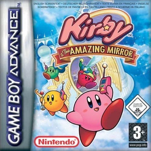 Portada oficial de Kirby & The Amazing Mirror  GBA