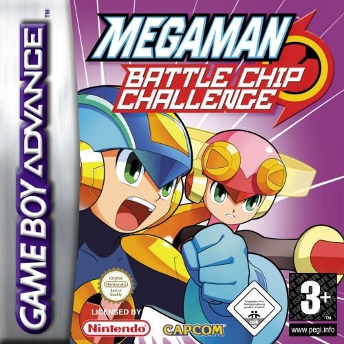 Portada oficial de Mega Man Battle Chip Challenge  GBA