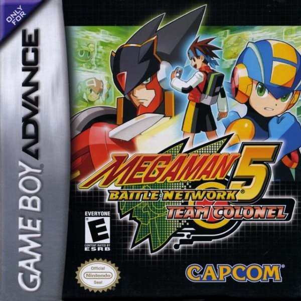 Portada oficial de Mega Man Battle Network 5: Team Colonel & Protoman  GBA